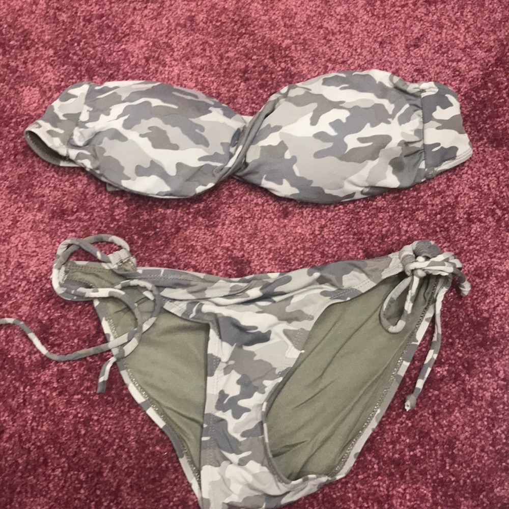 army print bathing suit